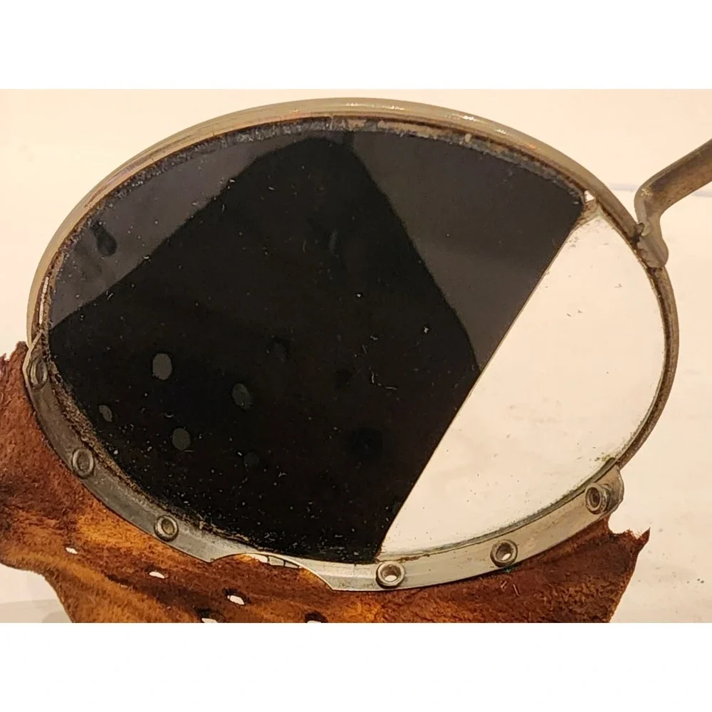 Antique 1/2 Tinted Willson Sunglasses Spectacles‎ Steampunk Safety Glasses